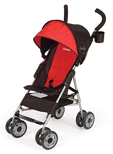 Kolcraft Cloud Lightweight Umbrella Stroller with Large Sun Canopy, Scarlet Red