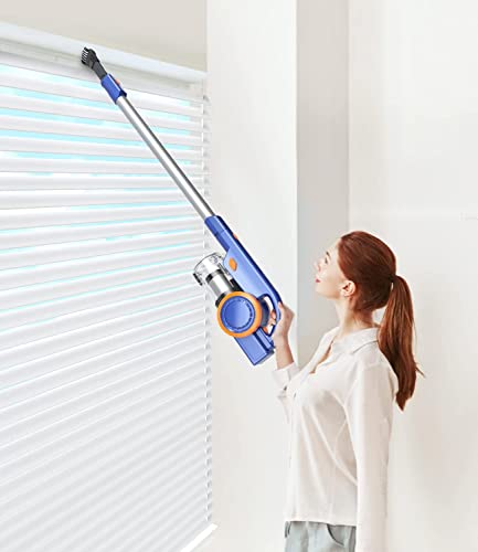 Cordless Vacuum Cleaner, 23000Pa Powerful Suction Stick Vacuum, 50Mins Runtime Cordless Vacuum with Ultra-Quiet Lightweight Vacuum for Home Hardwood Floor Carpet Pet Cleaning