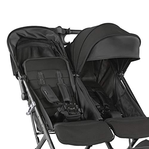 Summer Infant 3DPac CS+ Double Stroller, Lightweight One-Hand Compact Fold, Carseat Compatible