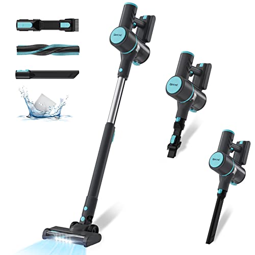 OSMOND Cordless Vacuum Cleaner, 12000Pa Stick Vacuum 3 in 1, Lightweight, Up to 40 Minutes Runtime, for Hardwood Floor, Carpet, Pet Hair, Perfect Cordless Stick Vacuum for Your Family