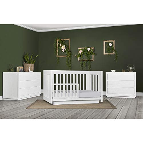 Evolur Maddox Modern Crib, Weathered White