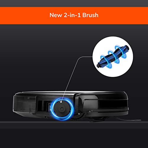 ILIFE A4s Max Robot Vacuum Cleaner, 2000Pa Strong Suction, Wi-Fi Connected, 2-in-1 Roller Brush, Quiet, Automatic Self-Charging Robotic Vacuum Cleaner, Cleans Pet Hair, Hard Floor to Medium Carpets.