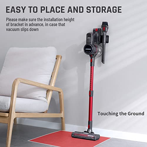 ENGiNDOT Cordless Vacuum Cleaner, 23Kpa 250W Brushless Stick Vacuum with Advanced Cyclonic Technology, 4 in 1 Lightweight Handheld Vacuum for Hard Floor Carpets & Pet Hair