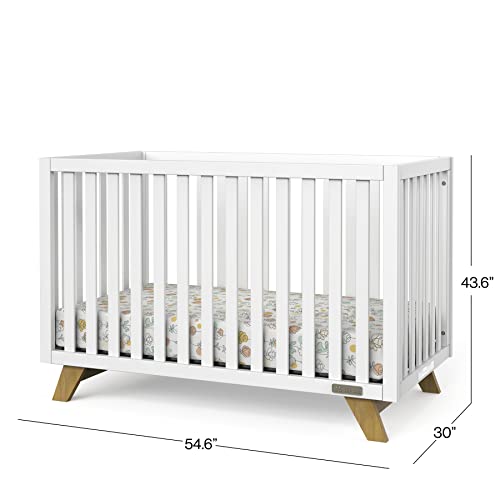 Child Craft SOHO 4-in-1 Convertible Crib by Child Craft, White/Natural