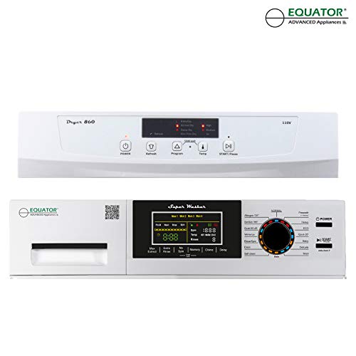 Space-saving Laundry Center with Sanitize, Allergen, Quiet, Winterize and Sensor Dry Features