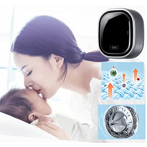 HOLPPO-URG Mini Underwear Washer, Wall-Mounted Washing Machine, Child Clothes Washing Machine, Front Load Washing Machine URG