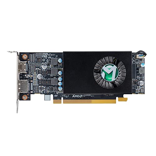 MAXSUN AMD Radeon RX 550 4GB Low Profile Small Form Factor Video Graphics Card for Gaming Computer PC GPU GDDR5 ITX SFF HDPC 128-Bit DirectX 12 PCI Express X16 3.0, HDMI, DisplayPort