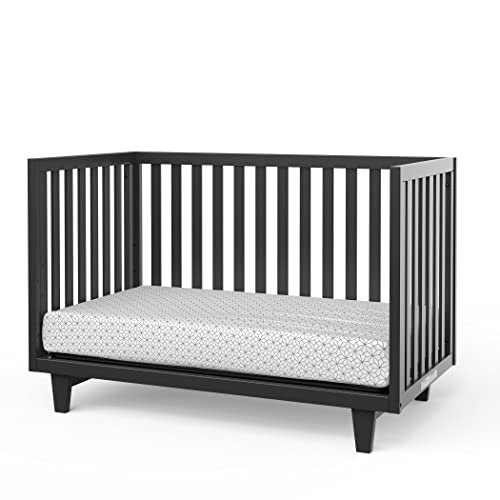 Forever Eclectic Tremont 4-in-1 Convertible Baby Crib by Child Craft (Ebony/Matte Black)