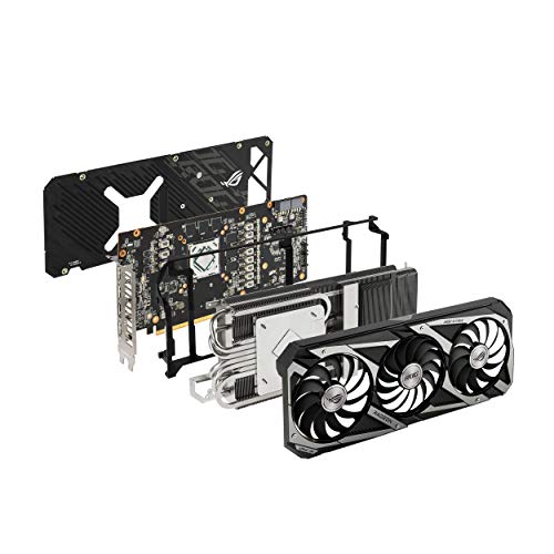 ASUS ROG Strix AMD Radeon RX 6700 XT OC Edition Gaming Graphics Card AMD RDNA 2, PCIe 4.0, 12GB GDDR6, HDMI 2.1, DisplayPort 1.4a, Axial-tech Fan Design, 2.9-Slot, Super Alloy Power II, GPU Tweak II