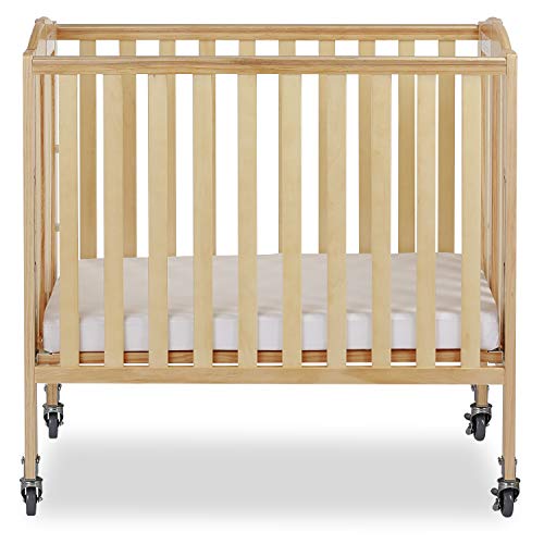 Dream On Me 3-in-1 Folding Portable Crib, Natural, Large
