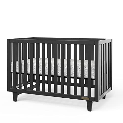 Forever Eclectic Tremont 4-in-1 Convertible Baby Crib by Child Craft (Ebony/Matte Black)