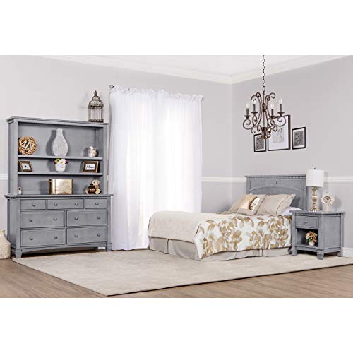 Evolur Santa Fe 5-in-1 Convertible Crib, Storm Grey
