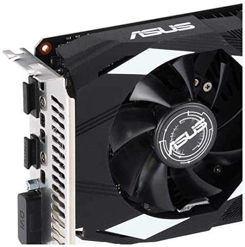Asus GeForce GTX 1650 Overclocked 4GB Dual-Fan Edition VR Ready HDMI DP 1.4 DVI Graphics Card (Dual-GTX1650-O4G)