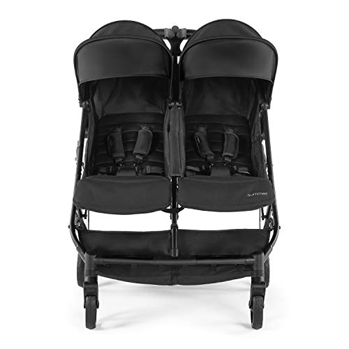Summer Infant 3DPac CS+ Double Stroller, Lightweight One-Hand Compact Fold, Carseat Compatible