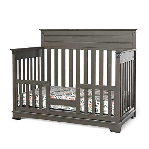 Child Craft Redmond 4-in-1 Convertible Crib, Dapper Gray