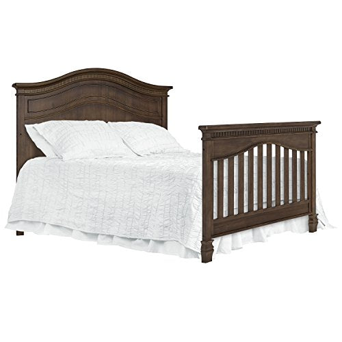 Evolur Cheyenne 5 in 1 Full Panel Convertible Crib in Antique Brown