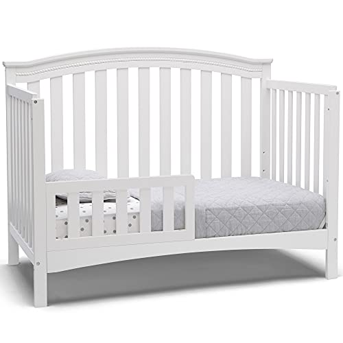Delta children Waverly 6 in 1 Convertible Crib Day Bed, Toddler Bed, Sofa White