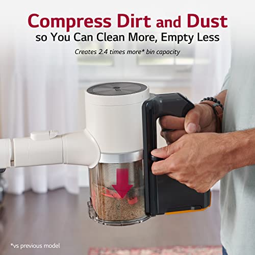 LG CordZero Auto Empty Cordless Stick Vacuum Cleaner Wet Mop All in One Tower, Extra Removable Battery, Up to 120 Min, Handheld, Powerful Suction, Hard Floor, Carpet, Car, Pet Hair, A939KBGS