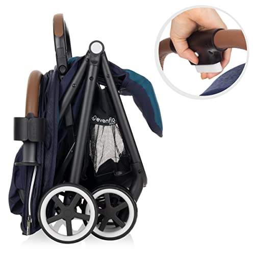 Evenflo Gold Gold Otto Self-Folding Lightweight Travel Stroller (Sapphire Blue), (18812312)