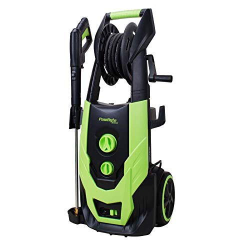 PowRyte Electric Pressure Washer, Detergent Tank, 5 Different Pressure Tips, Power Washer, Induction Motor, 4500 PSI 2.6 GPM