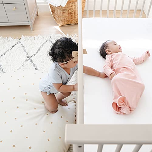 Storkcraft Timeless 5-in-1 Convertible Crib with Bonus - Transforms into Playhouse - Converts to Toddler Bed, Full-Size Bed Mattress Not Included, Brushed Fog