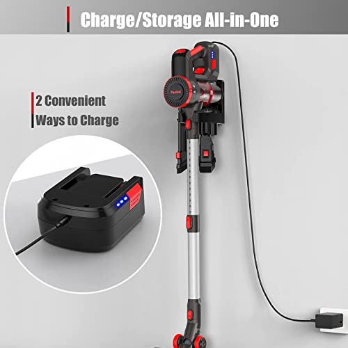VACLAB Lightweight Cordless Vacuum Cleaner with Thickened & Durable ABS Material, BPA Free, 23000Pa Stick Vacuum, 40 Minutes, Ideal for Hard Floor & Thin Carpets Deep Cleaning