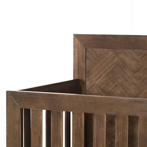 Child Craft Kieran 4-in-1 Convertible Crib, Toasted Chestnut Brown