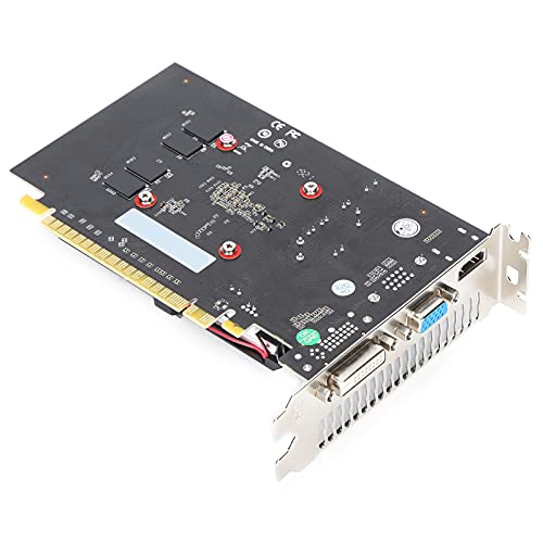 GT730 4GB DDR3 TA Graphics Card, HDMI+VGA+DVI 64Bit Desktop Computer Game Video Graphics Card with Single Cooling Fan for Windows Xp/7/8/8.1/10
