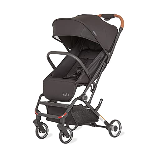 Evolur Urban Nimble Stroller, Black (465-BLK)
