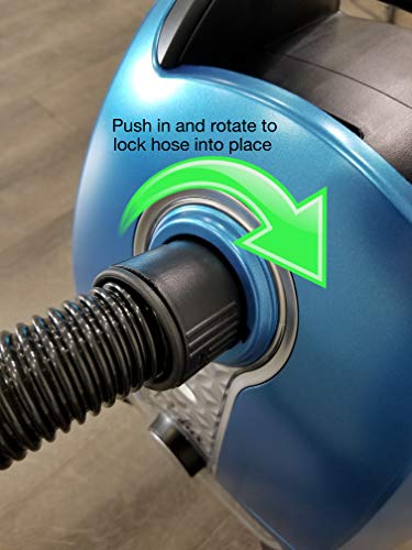 Prolux Tritan Bagged Canister Vacuum with HEPA Filtration and Complete Home Care Tool Kit