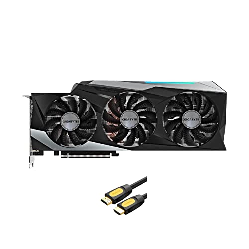 GIGABYTE GeForce RTX 3090 GAMING OC NON-LHR Graphics Card 24GB 384-Bit GDDR6X PCI Express 4.0 WINDFORCE 3X Cooling 2x HDMI 2.1 3x DisplayPort 1.4a w/ Mt HDMI Cable - OEM (Renewed)