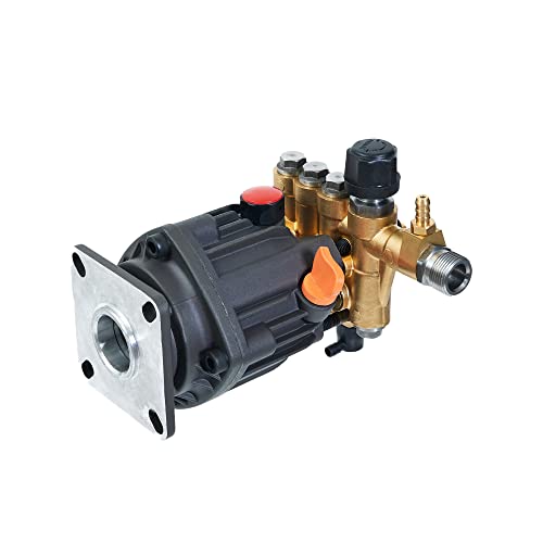 Canpump Pressure Washer Axial Pump, 2700 psi at 3.0 gpm, 3/4-inch Horizontal Shaft