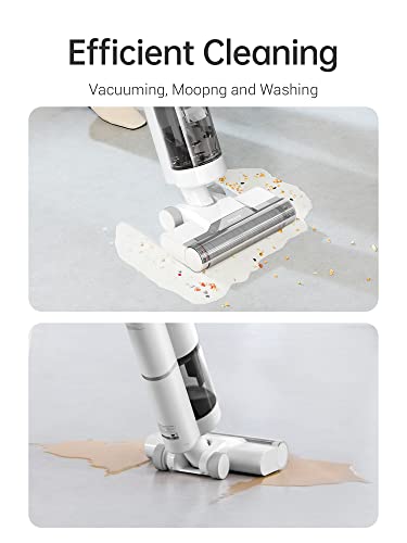 Dreametech H11 Cordless Wet Dry Vacuum Cleaner, Up to 30 Minutes Runtime，Cordless All in One Vacuum Cleaners Self-Cleaning, Lightweight, One-Step Cleaning for Sticky Messes and Pet Hair