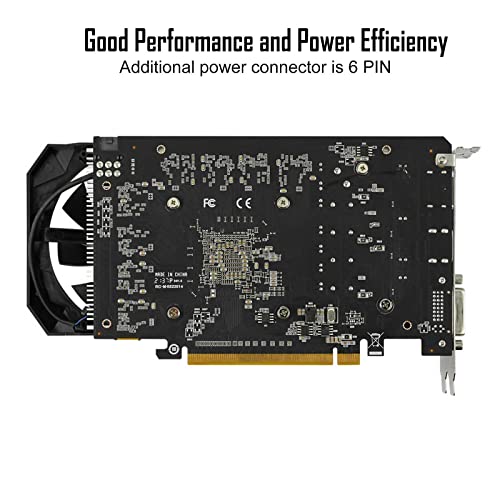 SAPLOS Radeon R9 370 Graphics Cards, 4GB GDDR5 256 Bit, DisplayPort HDMI DVI, Video Cards for PC, Gaming Computer GPU, Dual Fans, 6 PIN Power Connector, DirectX 12, PCI Express x16
