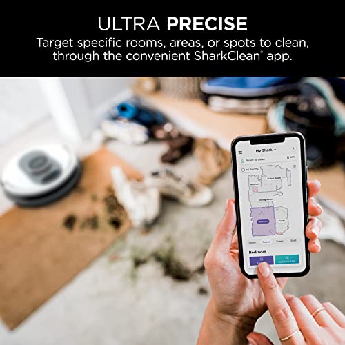 Shark AV2511AE AI Robot Vacuum with XL Self-Empty Base, Bagless, 60-Day Capacity, LIDAR Navigation, Home Mapping, Silver & Black