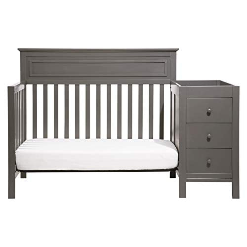 DaVinci Autumn 4-in-1 Convertible Crib and Changer Combo in Slate