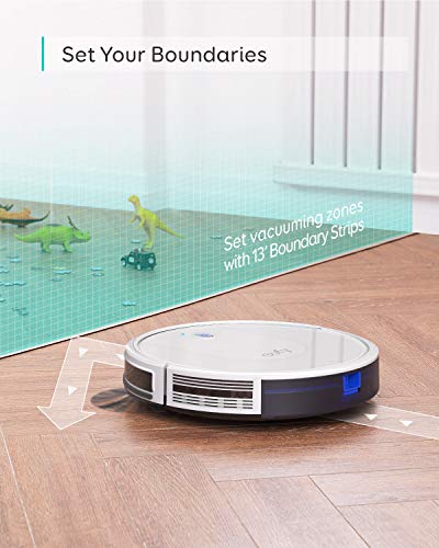 eufy by Anker, BoostIQ RoboVac 30C, Robot Vacuum Cleaner, Wi-Fi, Super-Thin, 1500Pa Suction, Boundary Strips Included, Quiet, Self-Charging Robotic Vacuum, Cleans Hard Floors to Medium-Pile Carpets