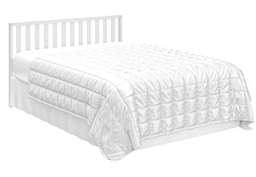 Storkcraft Pacific 4-in-1 Convertible Crib -(White) – Converts from Baby Crib to Toddler Bed, Daybed and Full-Size Bed, Fits Standard Full-Size Crib Mattress, Adjustable Mattress Support Base