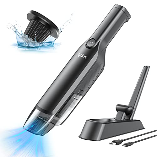 Cordless Handheld Vacuum Cleaner, 12kpa Portable Vacuum Handheld Cleaner with 2600mah Battery & USB-C Charging, Lightweight Wireless Vacuum Cleaner Handheld for Home Car Office Pet Hair Dust Cleaning