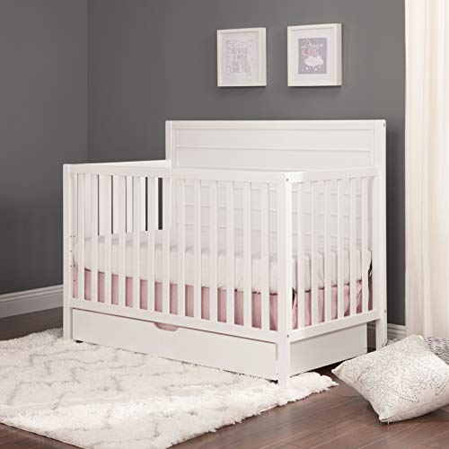 Carter's by DaVinci Morgan 4-in-1 Convertible Crib in White, Greenguard Gold Certified