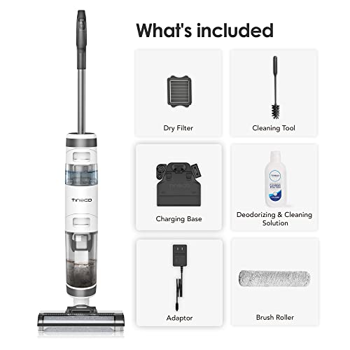 Tineco iFLOOR3 Cordless Wet Dry Vacuum Cleaner, Lightweight, One-Step Cleaning for Hard Floors