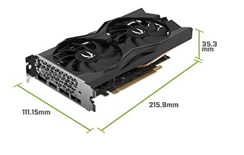 ZOTAC Gaming GeForce GTX 1660 6GB GDDR5 192-bit Gaming Graphics Card, Super Compact, ZT-T16600K-10M
