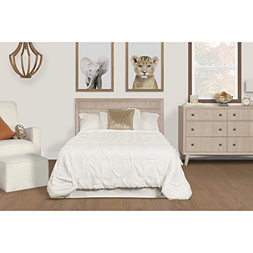 Evolur Loft Antilia Mid-Century 4-in1 Crib in Sand Castle Oak