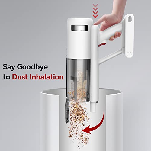 INSE Cordless Vacuum Cleaner with LED Display, 150AW 30Kpa Powerful Stick Vacuum, Lightweight Cordless Vacuum with 2500mAh Rechargeable Battery Up to 60Min Runtime for Hard Floor Carpet Pet Hair-V120
