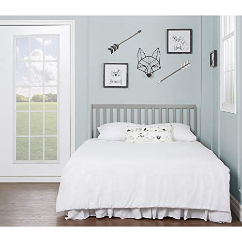 Dream On Me Synergy 5-in-1 Convertible Crib in Cool Grey, Greenguard Gold Certified