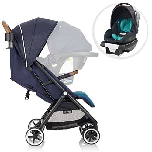 Evenflo Gold Gold Otto Self-Folding Lightweight Travel Stroller (Sapphire Blue), (18812312)