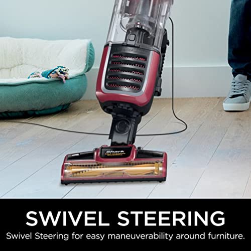 Shark Navigator CU500 Upright Vacuum with Self-Cleaning Brushroll Lift-Away TruePet Upright Corded Bagless Vacuum for Carpet and Hard Floor with Hand Vacuum and Anti-Allergy Seal (Renewed)