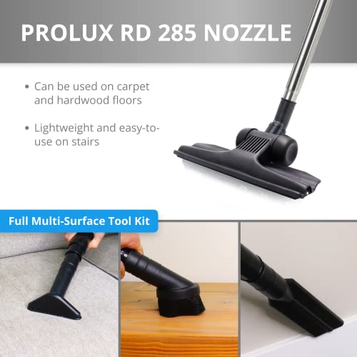 Prolux 2.0 1 Hour Battery Bagless Backpack Vacuum Cleaner w/Dual HEPA Shield Filtration and Tool Accessory Kit
