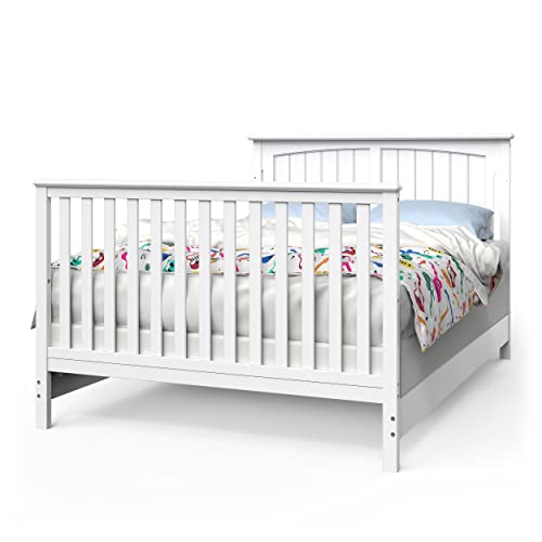 Child Craft Sheldon 4-in-1 Convertible Crib, Matte White