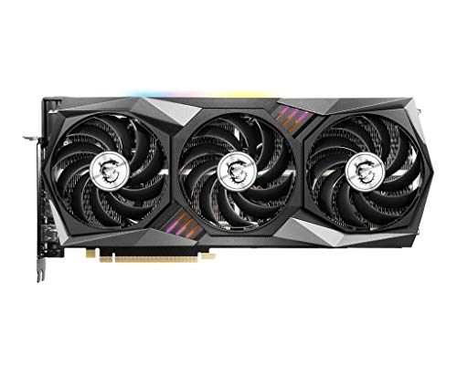 MSI Gaming GeForce RTX 3060 12GB 15 Gbps GDRR6 192-Bit HDMI/DP PCIe 4 Tri-Frozr Torx Fan Ampere RGB OC Graphics Card (RTX 3060 Gaming X Trio 12G)